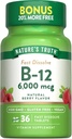 Nature's Truth B12 Βιταμίνη 6000 mcg 