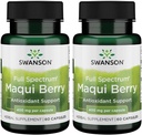 Swanson Full Spectrum Maqui Berry 400 mg 60 Caps (2 Συσκευασία)