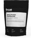 Αληθινή Διατροφή - Πρωτεΐνη Whey Πυκνό - 100% Πρωτεΐνη Whey σκόνη - Γρήγορη δράση χαμηλή σκόνη υδατανθράκων με αιθέρια αμινοξέα - Υψηλή σε Leucine - Σοκολάτα Fudge Brownie - 1lb.