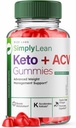 Simply Lean Keto + ACV Gummies for Advanced Weight Loss, Supplement, Maximum Strength Gomitas, Simply Lean Advanced Formula Review (60 Gummies)