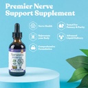 Nervestra Nerve Health Support Supplement - Fast-Absorbing Herbal Liquid Formula - Turmeric, White Willow Bark, B-Vitamins, Alpha Lipoic Acid, Acetyl-L-Carnitine και Περισσότερα