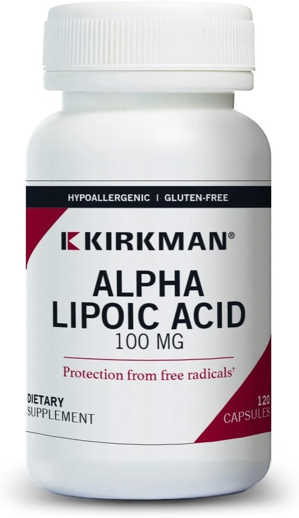 Kirkman Alpha Lipoic Acid 100 mg - Hypoallergenic 