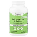 Vitacost Red Yeast Rice & CoQ10 με μη-Flush Niacin -- 240 κάψουλες χορτοφάγων