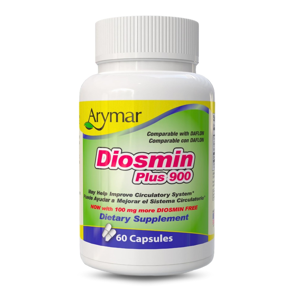 Arymar Diosmin Plus 900, Υποστήριξη Κυκλοφορικού Συστήματος (60 κάψουλες/πακέτο του 1)