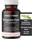Bergamot Flow Italian Citrus Bergamot + S7 Nitric Oxide, Bergamot Supplement for High Cholesterol - Increase Blood Flow, Circulation & Energy Levels - Made with Patented Italian Bergamonte Extract