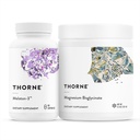 THORNE - Sleep Support Duo - Magnesium Bisglycinate Powder + Melaton-3 for Restful Sleep - 60 Servings