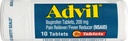 Advil Pain Reliever και Fever Reducer, Παυσίπονο Relief Medicine με Ibuprofen 200mg για τον πονοκέφαλο, τον πόνο στην πλάτη, τον πόνο στην εμμηνόπαυση και την ανακούφιση από τον πόνο στις αρθρώσεις - 10 Επικαλυμμένα δισκία