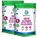BioTrust Keto Elevise – C8 MCT Oil Powder – Ketogenic MCT Coffee Creamer, Keto Coffee Creamer – Καθαρή ενέργεια, ψυχική εστίαση & καθαρότητα – 100% Caprylic Acid MCT Powder, Μη-GMO (Άγευστη, 40 υπηρεσίες)