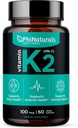 Φυτικά Βιταμίνη K2 Mk7 100 mcg Vegan 60 Κάψουλες Οστικής Υγείας Καρδιαγγειακές Αρτηρίες Καρδιαγγειακές - VIT k-2 MK-7 100mcg Συμπλήρωμα από Natto