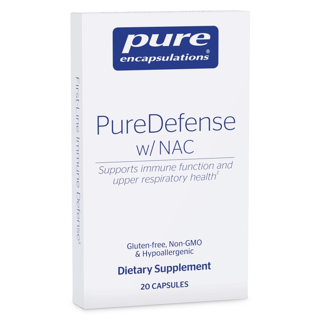 Καθαρές ενθυλακώσεις PureDefense με NAC 
