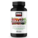 Force Factor Collagen Booating Superfoods, Vegan Collagen Booster με Υαλουρονικό οξύ, Βιοτίνη, Μπαμπού, Αμινοξέα & Βιταμίνες για τα μαλλιά, το δέρμα, και τα νύχια, τον ενισχυτή και συμπλήρωμα δέρματος, 60 κάψουλες