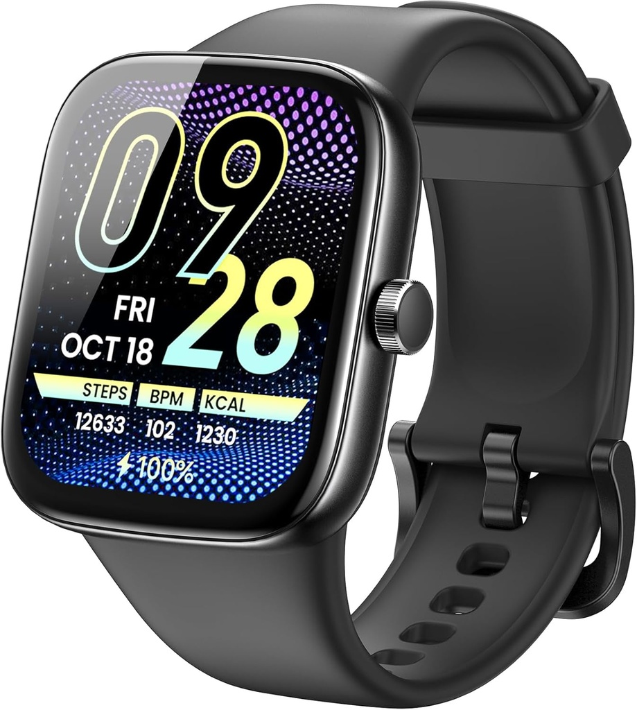TOZO AMOLED S7 Smart Watch Bluetooth Call 1.85 Inch Ultra HD Screen, Dynamic Dials Μηνύματα Push 100+ Sports Modes, Ανίχνευση Παρακολούθησης Ύπνου Ανθρώπινης Υγείας με υψηλή διάρκεια ζωής μπαταρίας, Λειτουργία αφής