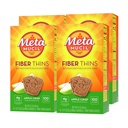 Metamucil, Fiber Thins, καθημερινή Psyllium συμπλήρωμα ινών Husk, υποστηρίζει Digestive Υγεία και Ικανοποιήσεις Πείνα, Apple Crisp Γεύση, 48 Σύνολο Σερβίρει (4 συσκευασίες των 12)