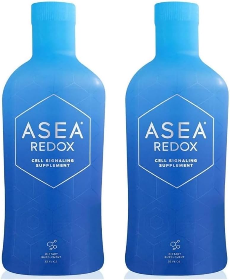 ASEA Redox Cell Signaling Supplement - Cellular Energy & Heart Συμπληρώματα για άνδρες και γυναίκες - Ορμονική Ισορροπία & Ενέργεια Booster για γυναίκες και άνδρες για Vibrant Age-Defying Living (Δύο μπουκάλια 32 fl Oz)