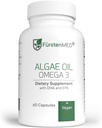 FürstenMED Algae Oil Vegan Omega 3 - Καρδιά, εγκέφαλος και κοινή υποστήριξη της υγείας - 2000mg Algae Oil εκ των οποίων 700mg DHA & 320mg EPA + 3, 6mg βιταμίνη Ε ανά ημερήσια δόση - Απαραίτητα λιπαρά οξέα
