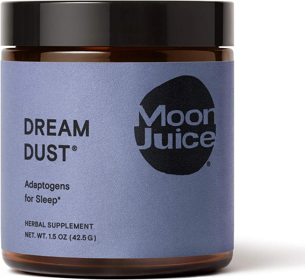 Dream Dust by Moon Juice - Tranquil Rest - Φυσικό συμπλήρωμα προσαρμογόνου σκόνης - Ashwagandha, Χαμομήλι, Jujube, Polygala & Schisandra - Vegan, μη-GMO, Χωρίς γλουτένη (1,5oz)