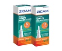 Zicam Intense Sinus Relief No-drip Υγρό Ριινικό Σπρέι με Ψύξη Μέντχολ & Ευκάλυπτος, 0.5 Ουγγιά (Pack of 2)