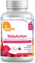 Zahler KidsActive, Παιδική Chewable Φόρμουλα Συγκέντρωσης, Όλα τα φυσικά συμπλήρωμα παιδιών Υποστήριξη Εστίαση, Certified Kosher, 180 Fruit Punch Γευστά δισκία
