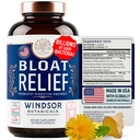 Bloat Relief Probiotic and Digestive Enzymes - Anti Bloating Turmeric, μάραθο, Bromelain IBS συμπλήρωμα - Detox Debloat Κάψουλες Αέριο - Bloating Relief for Women and Men - 30 Gut Health Pills