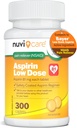 Low Dose Aspirin 81mg for Adults Coated Caplets - Compare to Active Ingredient in Low Dose Bayer Aspirin for Adults - Safety Coated (300 Count)