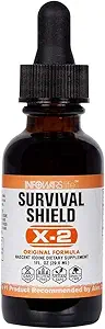 Infowars/Infowar's Life - Ασπίδα επιβίωσης X-2 Nascent Iodine (1 oz) / Made in USA/Same Day Ship