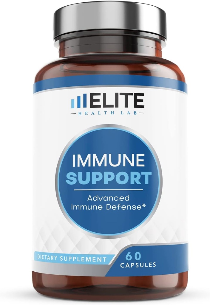 Ultimate 9-in-1 Immune Support Boost – 1000mg Vitamin C, D, Zinc, Echinacea, Quercetin & More – USA Third Party Lab Tested, Gluten-Free, 60 Capsules – Made in USA