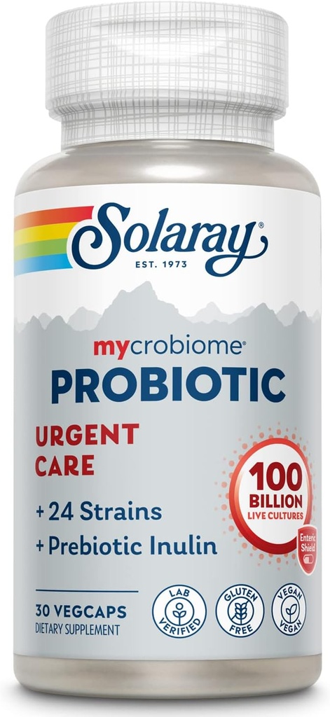 SOLARAY Mycrobiome Probiotic Επείγουσα Φροντίδα 