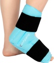 Comfytemp Ankle Foot Ice Pack Wrap for Plantar Fasciitis Relief, FSA Eligible, Ankles Brace for Sprained Ankle, Heel Spur, Swelling, Achilles Tendonitis, Pain, Hot Cold Physical Therapy Gifts, 1 Pcs