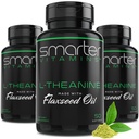 (3 πακέτο) Smarter L-Θεανίνη 250mg συμπλήρωμα, σε μη ΓΤΟ έλαιο λιναρόσπορου, 150 υγρά Softgels