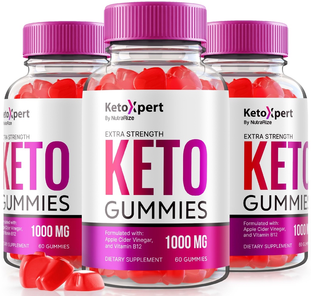 (3 Pack) KetoXpert Keto Gummies, Keto Expert ACV Gummies Advanced Formula, Keto Xpert Maximum Strength 1000MG Gummys, Keto Apple Cider Vinegar Supplement, KetoXpert Vitamins Reviews (180 Gummies)