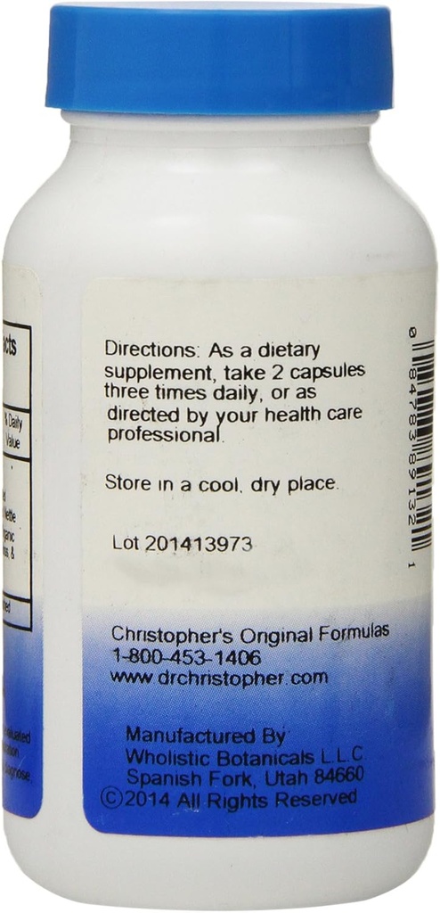 Δρ Christopher's Original Formulas Thyroid Formula Συντήρηση Κάψουλες, 100 Count (πακέτο των 2)