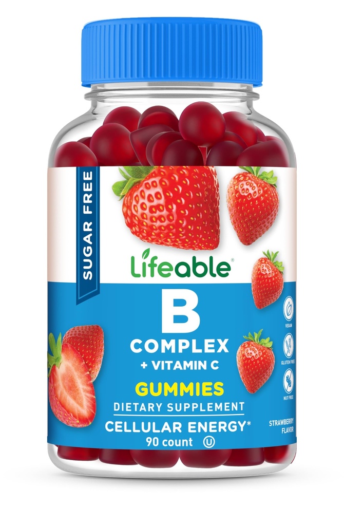 Ζωντανή χωρίς ζάχαρη Βιταμίνη Β Σύμπλεγμα Gummies 