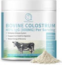 Bovine Colostrum Supplement 2000mg, Colostrum Powder 40% IgG Immunoglobulins for Immune Support, Hair Growth, Gut Health, Mus, Energy - 100% Grass Fed, Gluten-free, Non-GMO, 120 Grams