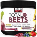 Power Factor Total Beets Energy Drink Mix, Superfood Beet Root Powder με νιτρώδη για την ενίσχυση της ενέργειας και την υποστήριξη της κυκλοφορίας, τη ροή του αίματος, το νιτρικό οξείδιο και Stamina, συμπλήρωμα υγείας καρδιάς, 30 υπηρεσίες