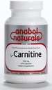 Anabol Naturals L-Καρνιτίνη 120 Κάψουλες- 500mg καθαρή L-Καρνιτίνη Ανά Καψάκιο, 120 Σερβιέτες