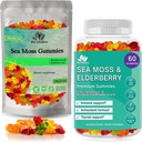 BIO VITALICA Sea Moss Elderberry & Ιρλανδική Θάλασσα Moss Gummies (Bundle)