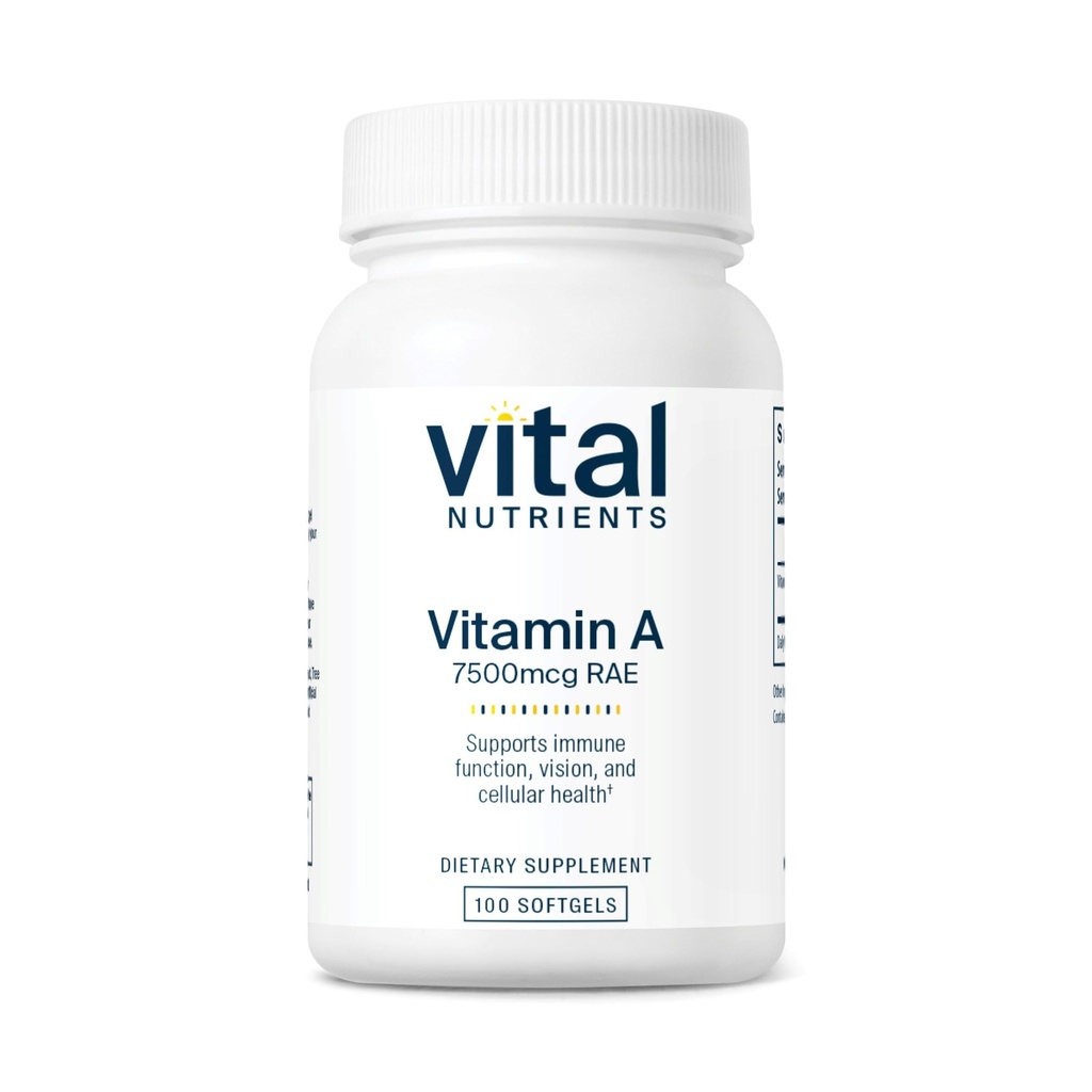 Βιταμίνη Α 7500mcg RAE 