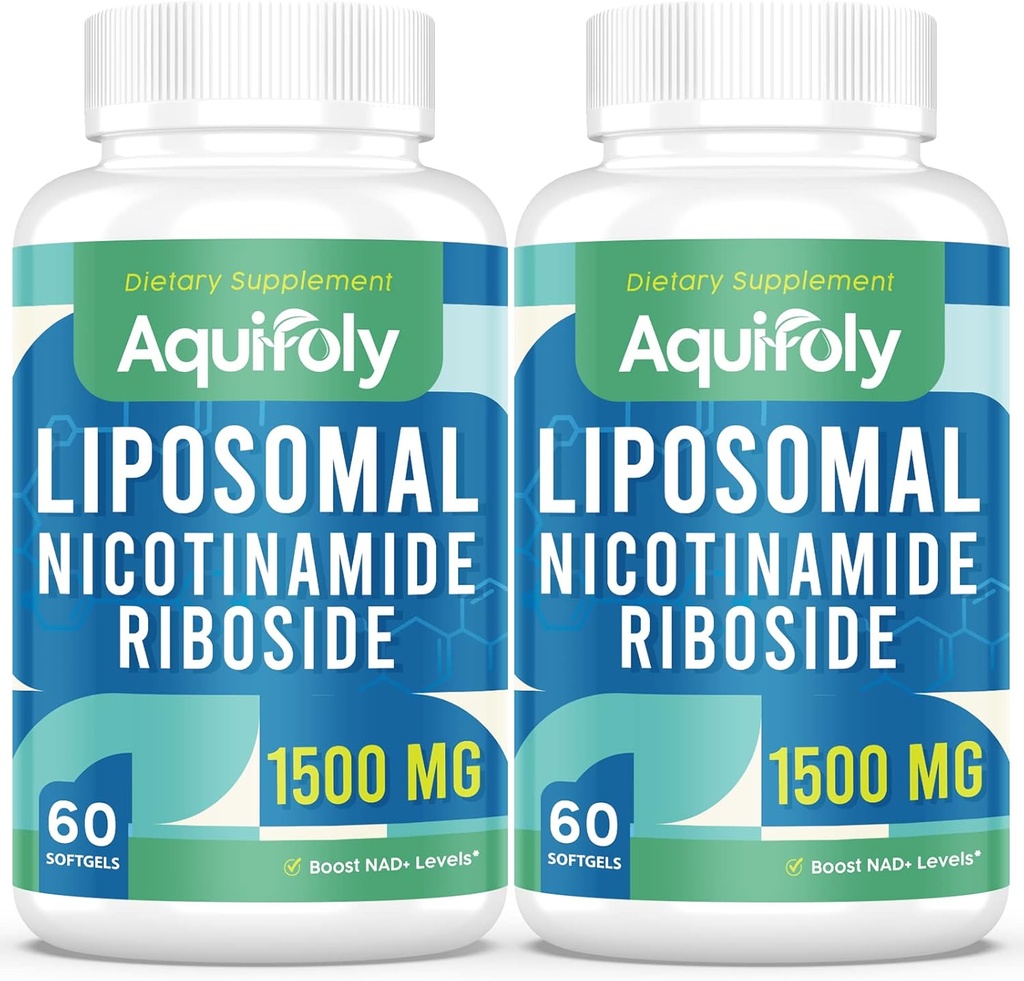 Lipososomal Nicotinamide Riboside Supplement 2000 mg με TMG και Pterostilbene για μέγιστη απορρόφηση, Superior to NAD, ενίσχυση NAD+, Cellular Energy, και Age Defense, 120 Softgels