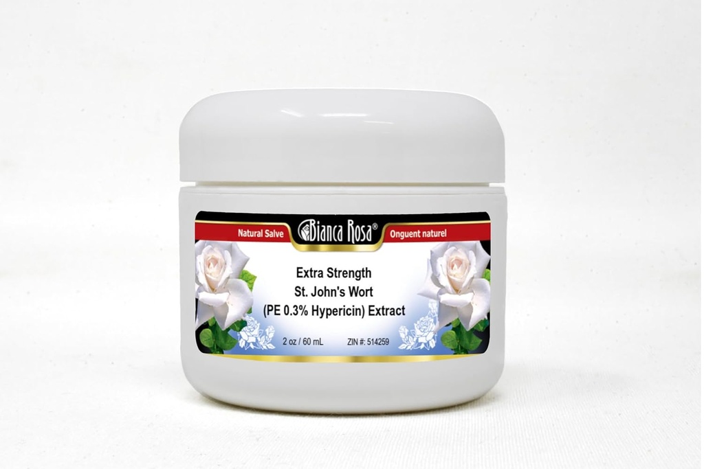 Bianca Rosa Extra Strength St. John's Wort (PE 0,3% Hypericin) Extract - Salve Ointment (2 oz, ZIN: 514259)