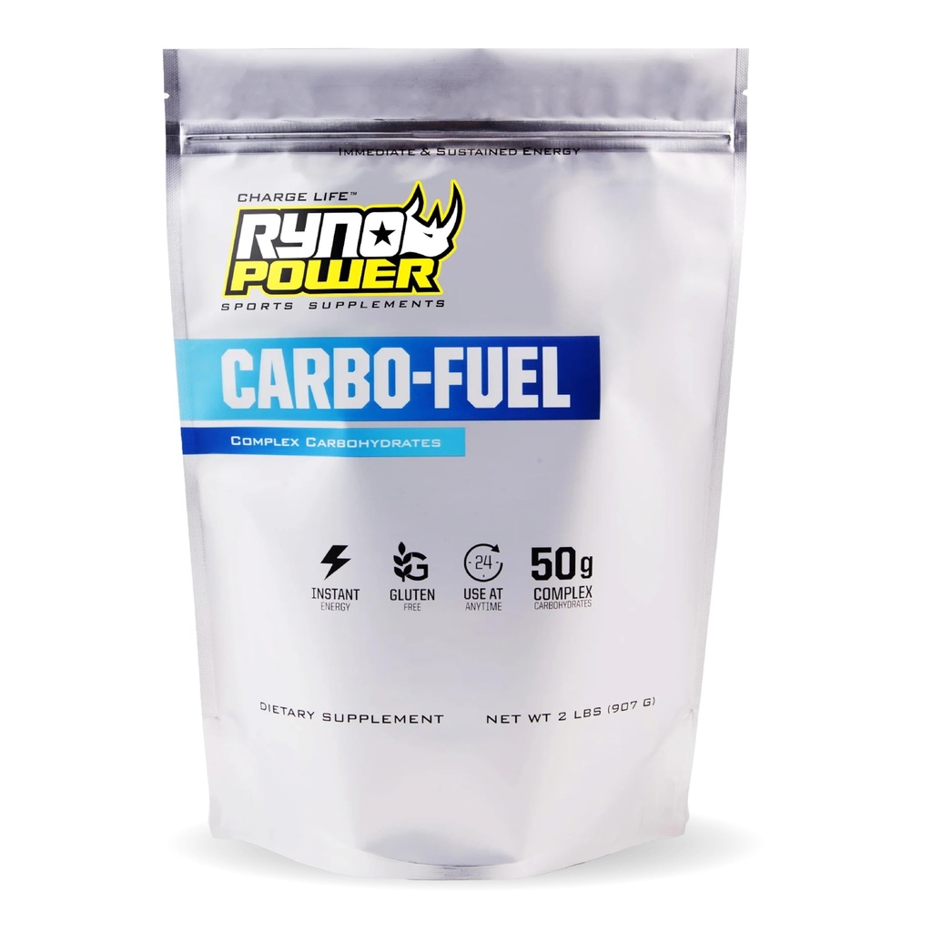 Ryno Power Carbo-Fuel Simulant-Free Drink Mix 2lb (20 Σερβιέτες) - Όλα τα φυσικά καθαρό υδατάνθρακες σκόνη για την αθλητική απόδοση - Vegan και χωρίς γλουτένη