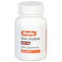 Ruύγχος ψευδάργυρου Sulfate 220 mg δισκία - Φτιαγμένα με ψευδάργυρο θειικό επταένυδρο - Συμπλήρωμα διατροφής - 100 Count (1 Συσκευασία)
