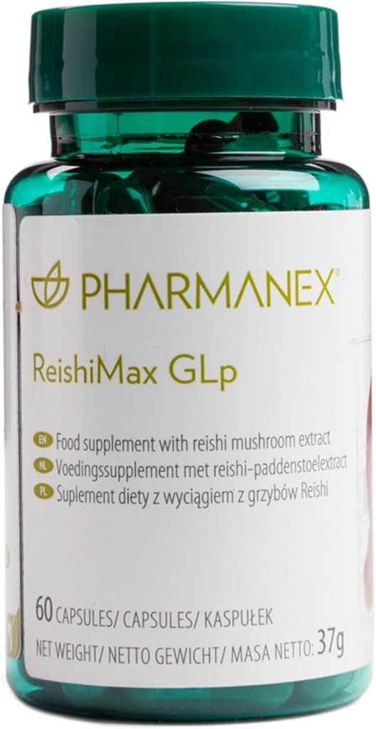 ReishiMax Immune Support Supplement, Red Reishi Mushroom Extract, 60 Capsules, Boosts Immune Health, Supports Energy, Vitality, and Overall Wellness