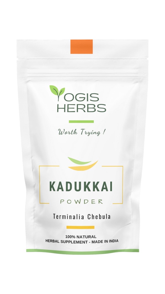 YOGIS HERBS Kadukkai Σκόνη (Τερμινάλια Chebula/Χαριτάκη) 1 Lb Φρέσκο & Καθαρό 1 Λίβρα (πακέτο του 1)