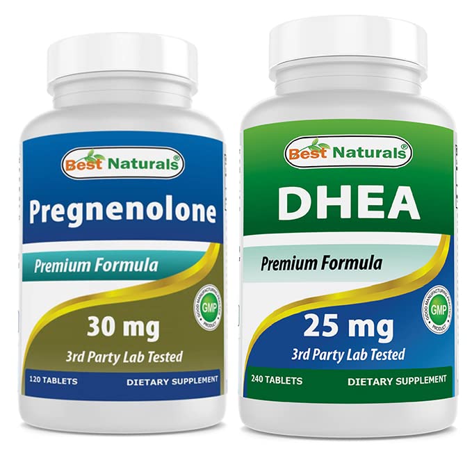 Best Naturals Pregnenolone 30 Mg & COQ10 100 mg