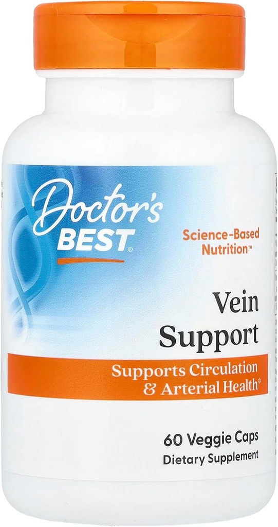 Doctor's Best, Best Vein Support W/Diosvein Menaq7 (Veggie Caps), 60 κόμης