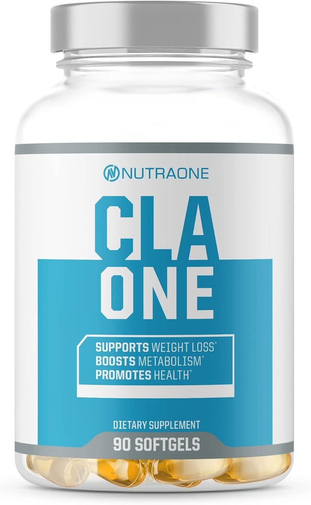 NutraOne CLAOne συμπλήρωμα διατροφής — Conjugated Linoleic Acid (CLA) Φυσικό συμπλήρωμα * (90 κάψουλες)