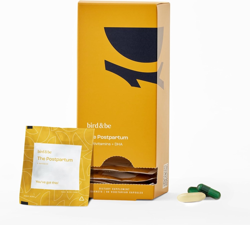 The Postpartum - Βιταμίνες για Καύσιμο Τέταρτος Trimester σας - Formulated by Doctors with Nutrients to Support Hormones& Recovery - DHA (Omega-3), Iron, Choline, B12-30-Day Supply