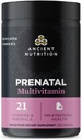 Ancient Nutrition Prenatal Vitamins, Multivitamin for Women with Vitamin C, B12, Magnesium and Folate, Supports Pregnancy and Fertility Health, 90 Ct