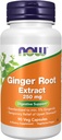 NOW Συμπληρώματα τροφίμων, εκχύλισμα ρίζας Ginger 250 mg, Προσωρινή ανακούφιση του ανατρεπόμενου στομάχου *, Digestive Support*, 90 κάψουλες Veg