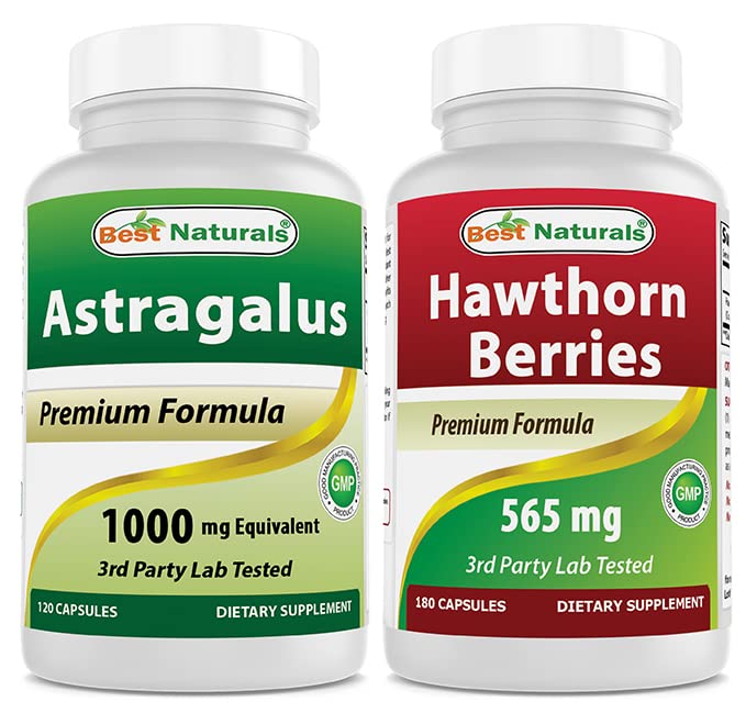 Best Naturals Ασταξανθίνη 12mg & Hawthorn Berry 565 mg